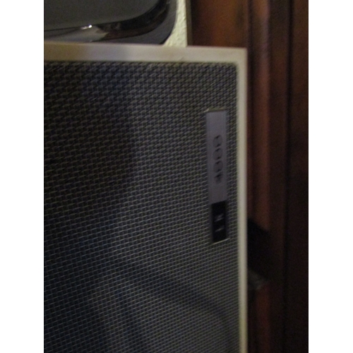 92 - Two High Quality Vintage Speakers Each Approximately 24 Inches High