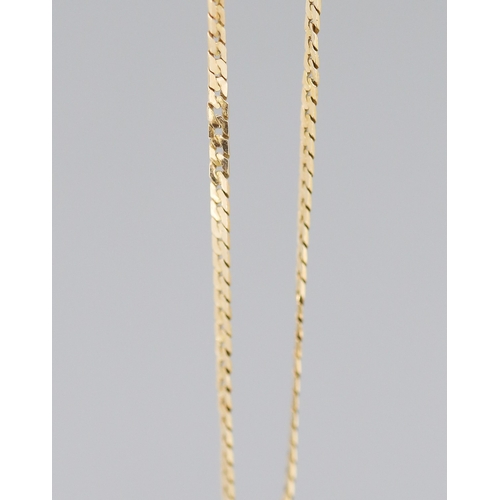 109 - 9 Carat Yellow Gold Crucifix Pendant 4cm Set on 9 Carat Yellow Gold Chain 42cm Long