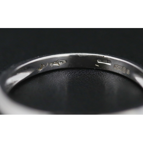 243 - Princess Cut Diamond Centre Stone Ring with Round Cut Diamond Set Surround Mounted in 18 Carat White... 