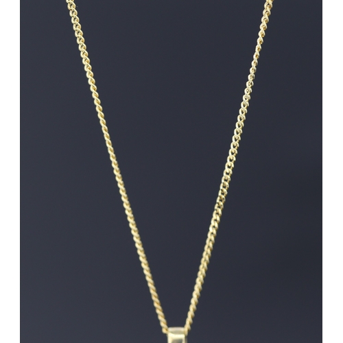 257 - Finely Detailed Diamond Set Cross Pendant Mounted in 18 Carat Yellow Gold 2.5cm Set on 18 Carat Yell... 