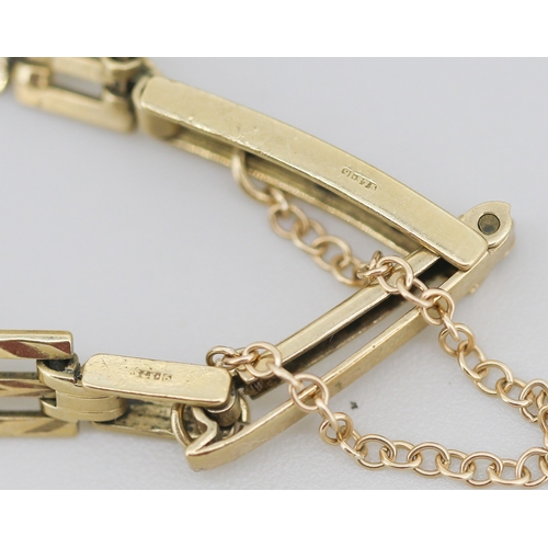 269 - Certina Ladies 9 Carat Yellow Gold Swiss Made Wristwatch Bracelet 18cm Long