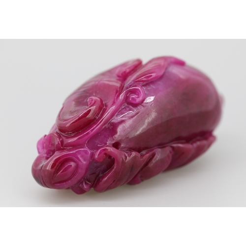 288 - Detailed Carved Tourmaline Boulder 8cm