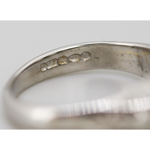 327 - Diamond Three Stone Ring Mounted in 18 Carat White Gold Incised Detailing Total Diamond Carat Weight... 