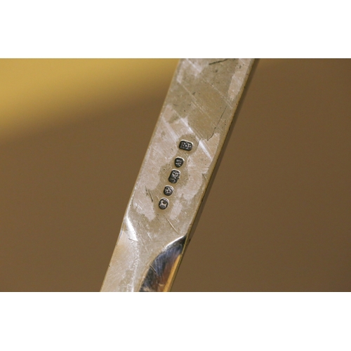 348 - Silver Plated Meat Skewer 33cm Long