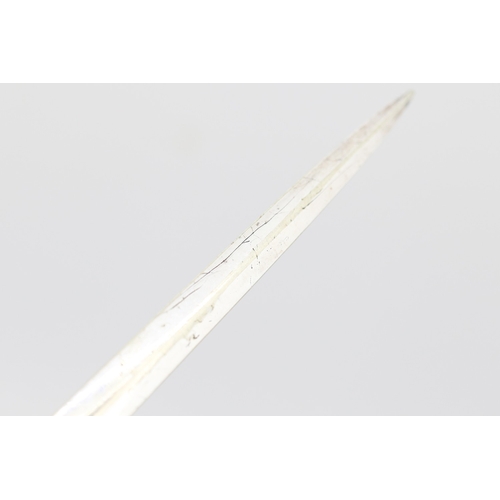 348 - Silver Plated Meat Skewer 33cm Long