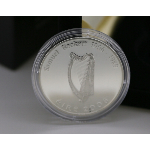 359 - Sterling Silver Proof 10 Euro Coin Issued to Mark the 100th Anniversary of the Birth of Samuel Becke... 