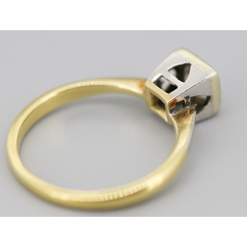 46 - Diamond Solitaire Ring Mounted in 18 Carat Yellow Gold Ring Size M Diamond Carat Weight Approximatel... 