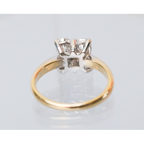 6 - Diamond Brilliant Cut Five Stone Set Ring Mounted in 18 Carat Yellow Gold Total Diamond Carat Weight... 