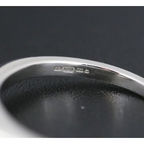 71 - Four Claw Set Marquise Cut Diamond Solitaire Ring Set in 18 Carat White Gold Total Diamond Carat Wei... 