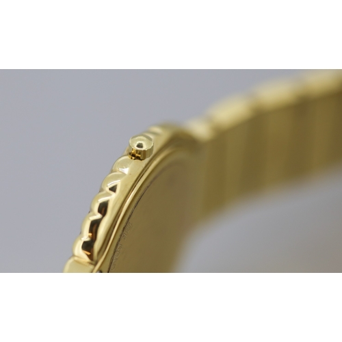 23 - Raymond Weil Geneve 18 Carat Gold Electroplated Nabucco Unisex Wristwatch Midnight Dial Date Apertur... 