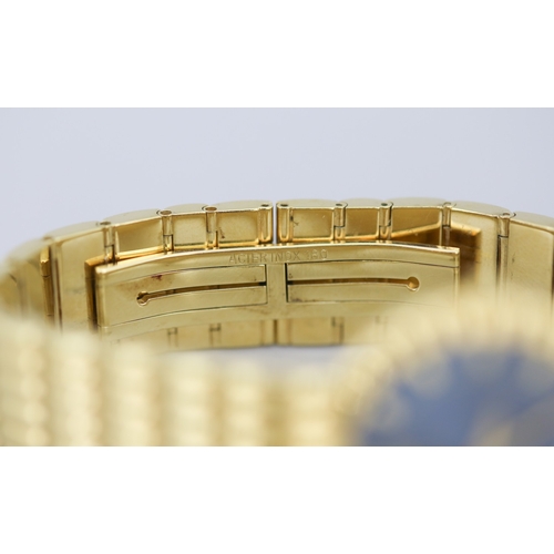 23 - Raymond Weil Geneve 18 Carat Gold Electroplated Nabucco Unisex Wristwatch Midnight Dial Date Apertur... 
