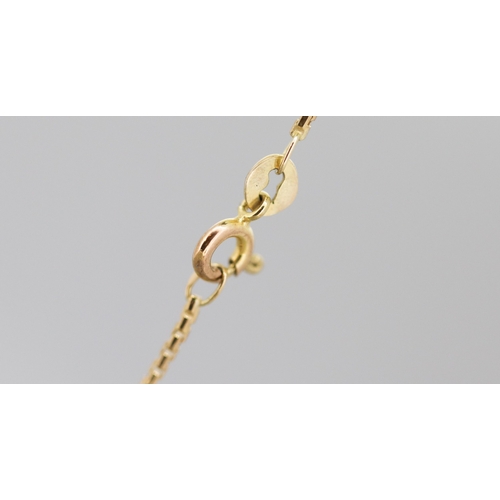 40 - 18 Carat Yellow Gold Box Link Chain 60cm Long