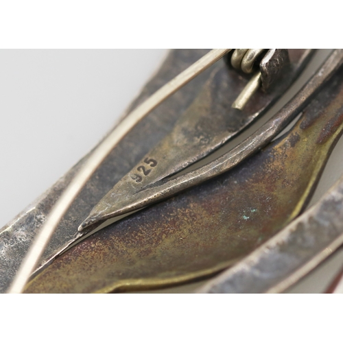 660 - Two Silver Pendants and Attractively Detailed Silver Bird Motif Brooch