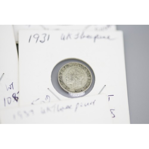659 - Collection of Various Silver Coinage Quantity as Photographed 100 grams