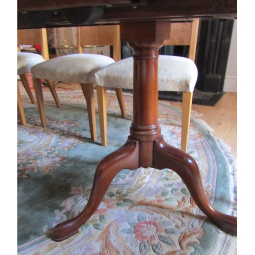 1 - Antique Mahogany Twin Pod Dining Table of Good Quality Extending to Approximately 10ft Good Original... 