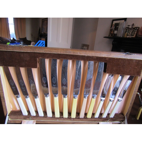 11 - Canteen of Silver Plated Cutlery Complete