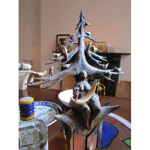 12 - Fidelma Massey Irish School Ingredients for a Sacred Life Original Bronze Sculpture 51cm Signed