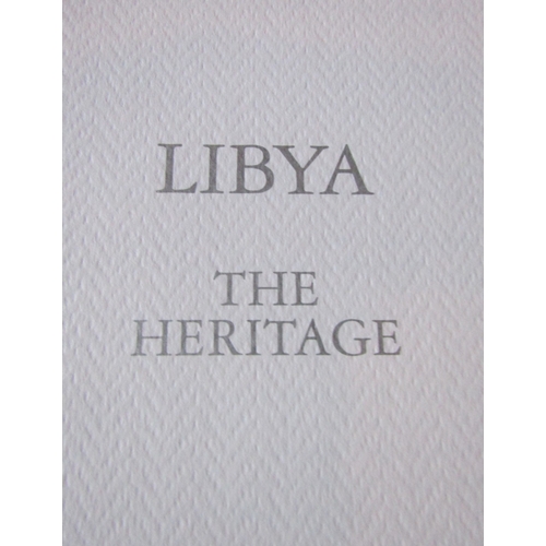 16 - Rare Hardback Volume Concerning Libya The Heritage Presented by Colonel Gaddafi to the Vendor Variou... 