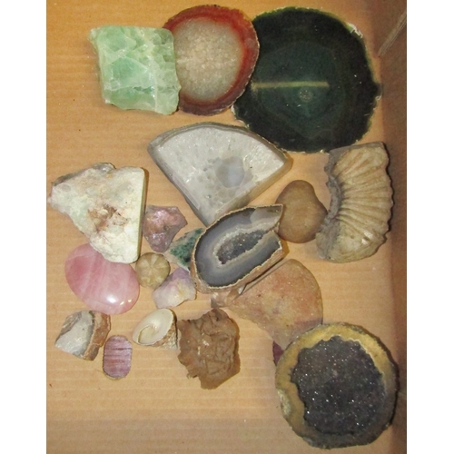 Collection of Various Rock and Mineral Specimens Quantity as Photographed