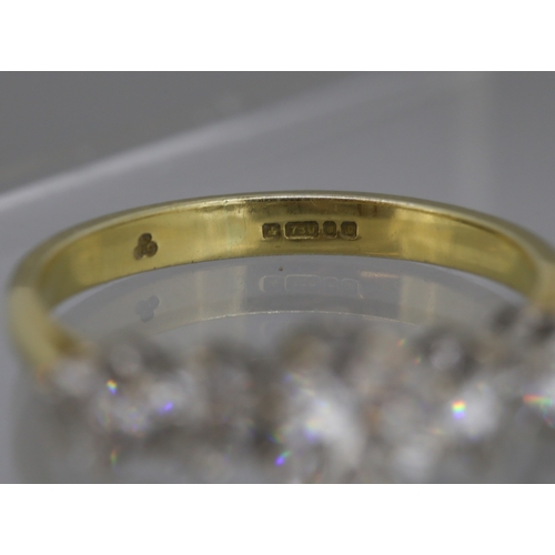 10 - Diamond Five Stone Set Ring Mounted in 18 Carat Yellow Gold Centre Stone Approximately 1ct Total Dia... 