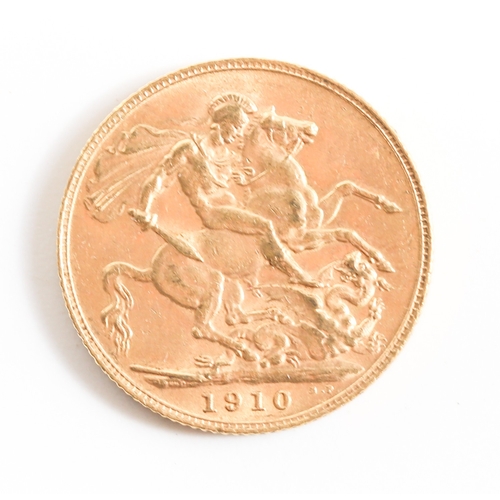 Full Gold Sovereign King Edward VII 1910