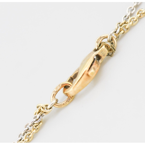 46 - Attractively Detailed Pearl and Diamond Nine Stone Cluster Set Pendant Mounted in 9 Carat Yellow Gol... 