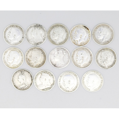 749 - Collection of Various Silver Coins Quantity as Photographed