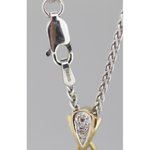 8 - Finely Detailed Pink Topaz Centre Stone Pendant with White Topaz Set Halo Surround Mounted in 9 Cara... 