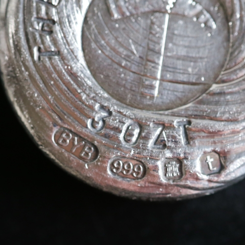 10 - Fine 999.9 Silver 3 Ounce 'The Silver Forum' Round No 16, 2018