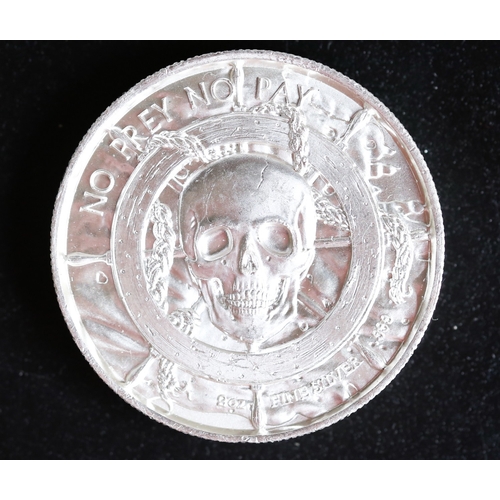 7 - 2 Ounce Fine 999.9 Silver Round Pricateer Series 'No Prey No Pay'