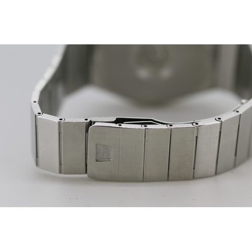 12 - Omega Constellation Marine Quartz BiMetal Swiss Made Stainless Steel Wristwatch Date Aperture, Movem... 