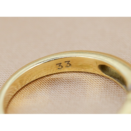 25 - Diamond Bezel Set Solitaire Ring Mounted in 18 Carat Yellow Gold Total Diamond Carat Weight .33ct Ri... 