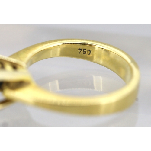 45 - Black Diamond Solitaire Ring Mounted in 18 Carat Yellow Gold, Total Diamond Carat Weight Approximate... 