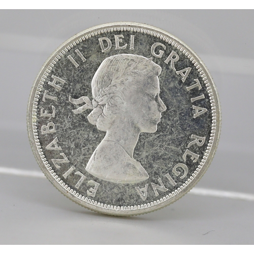 41 - Silver Canada Dollar Coin '100th Anniversary of the Charlottetown and Quebec Conferences' Queen Eliz... 
