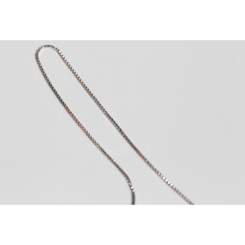 51 - Attractively Detailed, Diamond Set Pendant with Diamond Set Halo Surround, Mounted in 18 Carat White... 