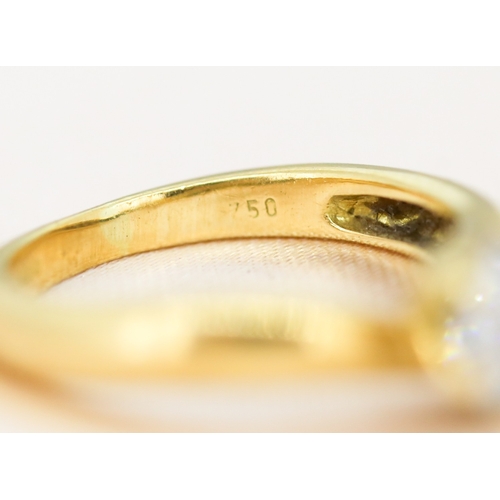 9 - Attractively Detailed, Diamond Cluster Set Ring, Mounted in 18 Carat Yellow Gold, Ring Size J