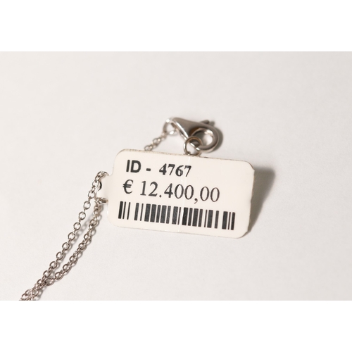 51 - Finely Detailed, Fancy Yellow Heart Diamond Set Pendant Necklace with Yellow and White Diamond Set D... 