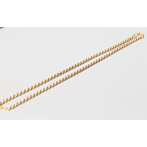 54 - 9 Carat Yellow Gold Rope Chain Necklace, 50cm Long