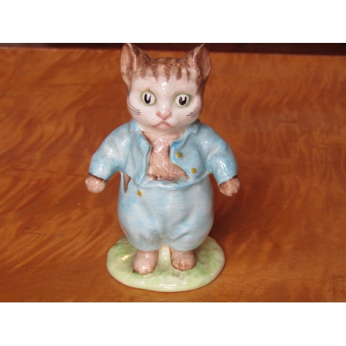 Beswick Beatrix Potter Fine Porcelain Figure Tom Kitten Signed with Makers Mark to Base