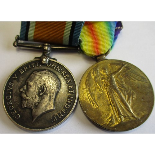 54 - WW1 BWM and Victory Medal pairs to 2 Lieut A.G. Lewis R.A.F.  2. 18440 Pte A.C. Busby Oxf & Bucks L.... 