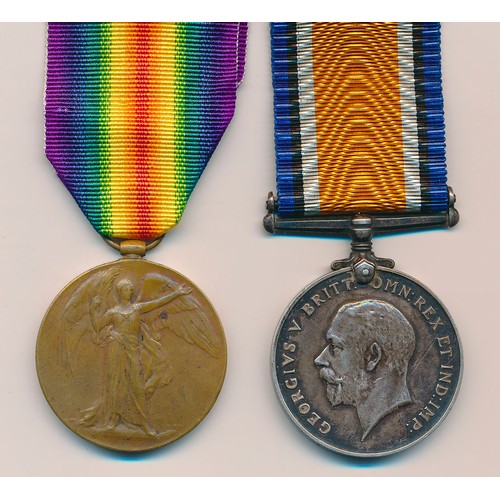 58 - WW1 BWM and Victory Medal to Capt N.C. Murray very fine. Unique rank and initials on MICs, Norman Ca... 