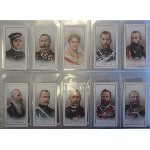 7 - Coln. of mainly complete sets, in 2 albums, in variable cond., incl. Carreras British Prime Minister... 