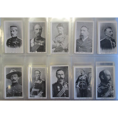7 - Coln. of mainly complete sets, in 2 albums, in variable cond., incl. Carreras British Prime Minister... 