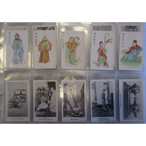 7 - Coln. of mainly complete sets, in 2 albums, in variable cond., incl. Carreras British Prime Minister... 