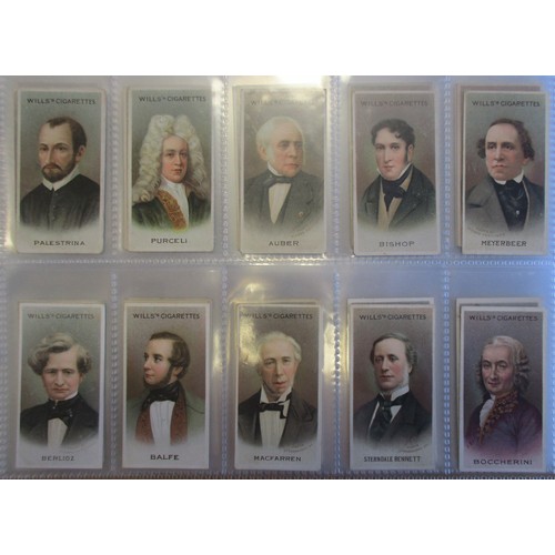 7 - Coln. of mainly complete sets, in 2 albums, in variable cond., incl. Carreras British Prime Minister... 