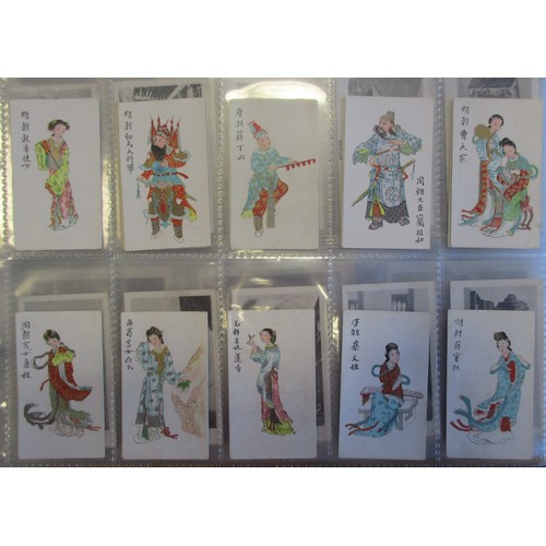 7 - Coln. of mainly complete sets, in 2 albums, in variable cond., incl. Carreras British Prime Minister... 