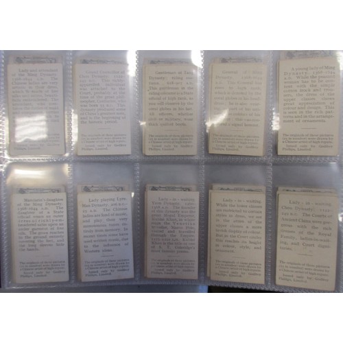 7 - Coln. of mainly complete sets, in 2 albums, in variable cond., incl. Carreras British Prime Minister... 