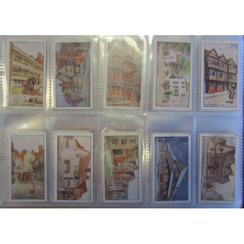 7 - Coln. of mainly complete sets, in 2 albums, in variable cond., incl. Carreras British Prime Minister... 