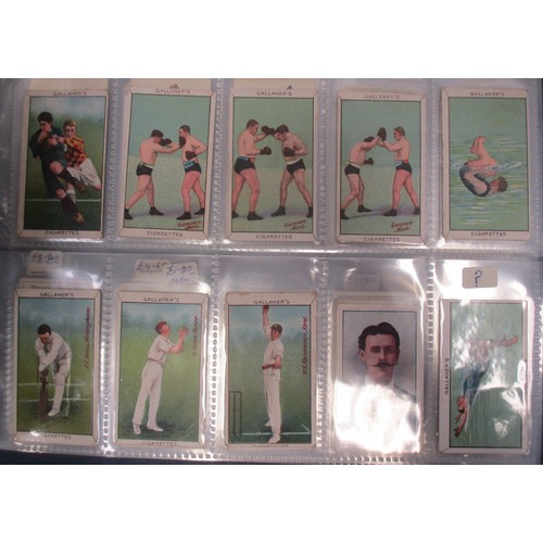 7 - Coln. of mainly complete sets, in 2 albums, in variable cond., incl. Carreras British Prime Minister... 