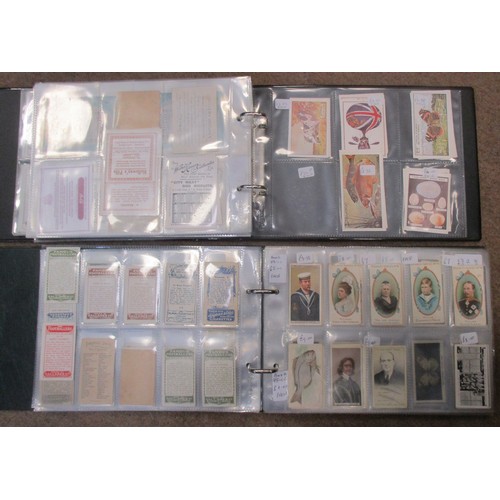 8 - Coln. of mainly part sets and type cards, in 4 albums, in variable cond., incl. Adkin Character Sket... 